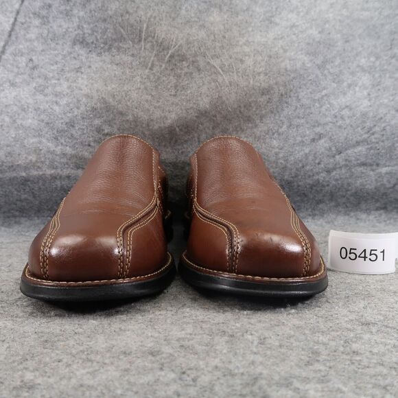 Sandro Moscoloni Shoes Mens 9 Slip On Classic Bike Toe Leather Comfort Flexible